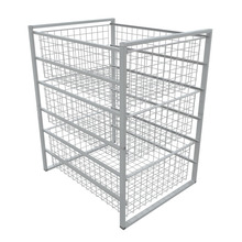 Trådkurver med stativ 63 x 43,5 x 54,5 cm